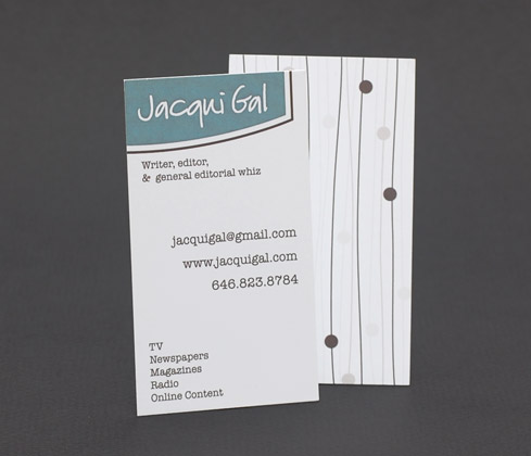 Jacqui Gal business card